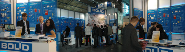 Уже на протяжении многих лет наша компания принимает участие в Международной выставке <b><a href=http://www.sfitex.ru/>"Охрана и безопасность - Sfitex 2010"</a>,</b> которая в этом году проходила с 5 по 8 октября (Санкт-Петербург, Ленэкспо, пав. №3). Стенд нашей компании вызвал большой интерес среди посетителей выставки, в особенности у представителей проектно-монтажных организаций.