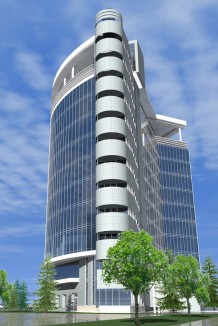 Библиотечный корпус с блоком учебных аудиторий  и трансформаторной подстанцией