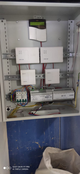 Монтаж АПС на на золото извлекающей фабрике "Пустынное"