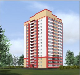 Многоэтажный жилой дом по ул. Бежицкая в Советском районе г. Брянск