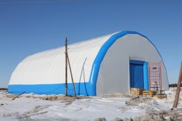 Здание мобильное пневмокаркасное Ангар 32х22х10