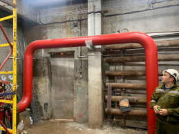 МОНТАЖ АУПС,  СОУЭ В КОРПУСЕ 157 (ЦПГ)