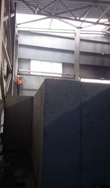 МОНТАЖ ПОЖАРНОЙ СИГНАЛИЗАЦИИ НА СКЛАДЕ ОТСЕВА. ЗИФ "АКСУ"