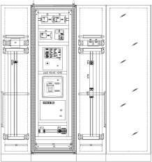 Шкаф пожарной автоматики для системы порошкового пожаротушения ДКУ