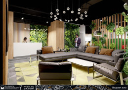 Проект интерьеров офиса по адресу:  г. Санкт-Петербург, ул. Херсонская, 12-14, 5 этаж