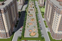 Жилой комплекс "Мичуринская аллея" ул. Мичурина д. 58 к3, многоэтажный жилой дом.