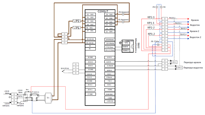 Схема электрическая принципиальная